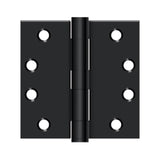 Deltana - 4'' x 4'' Square Hinge, HD - Paint Black