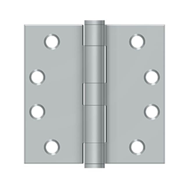 Deltana - 4'' x 4'' Square Hinge, HD - Brushed Chrome