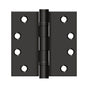 Deltana - 4'' x 4'' Square Hinge, HD, Ball Bearings - Oil-rubbed Bronze
