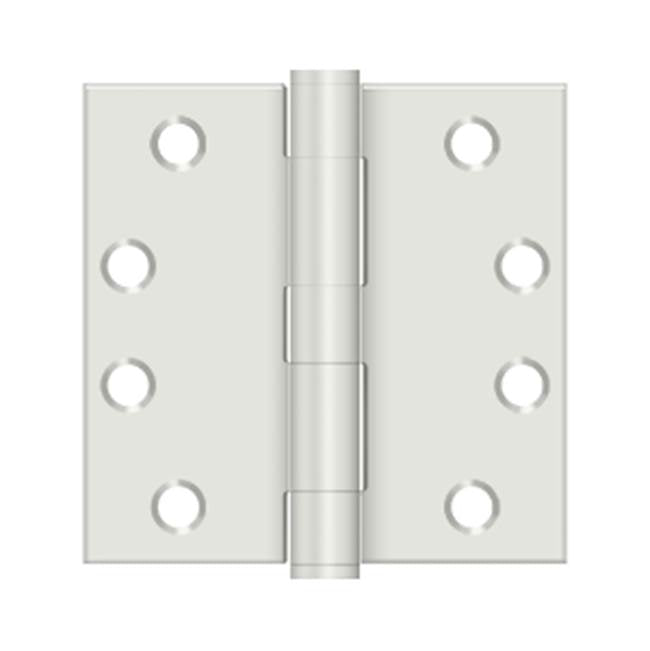 Deltana - 4'' x 4'' Square Hinge, HD - Prime Coat White