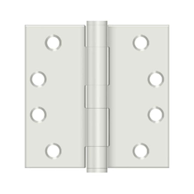 Deltana - 4'' x 4'' Square Hinge, HD - Prime Coat White