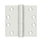 Deltana - 4'' x 4'' Square Hinge, HD - Prime Coat White