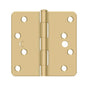 Deltana - 4'' x 4'' x 1/4'' Radius Hinge, Residential - Brushed Brass