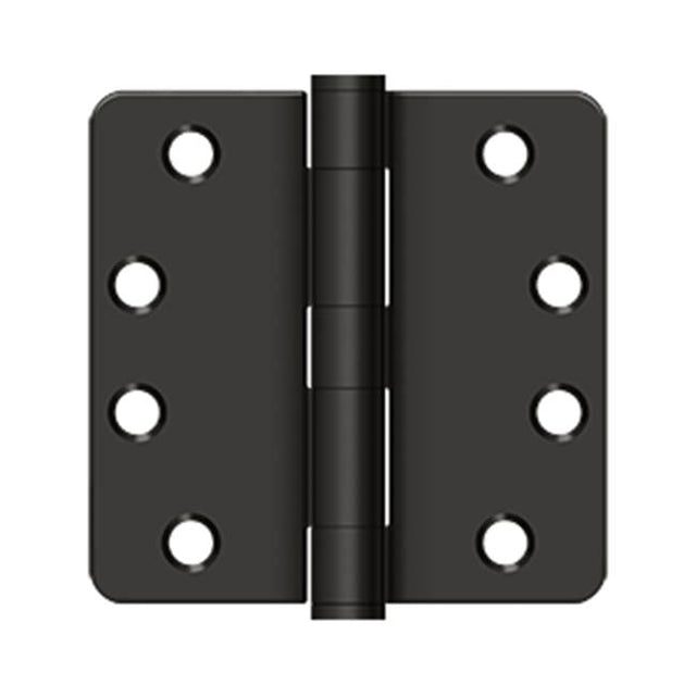 Deltana - 4'' x 4'' x 1/4'' Radius Hinge, HD - Oil-rubbed Bronze