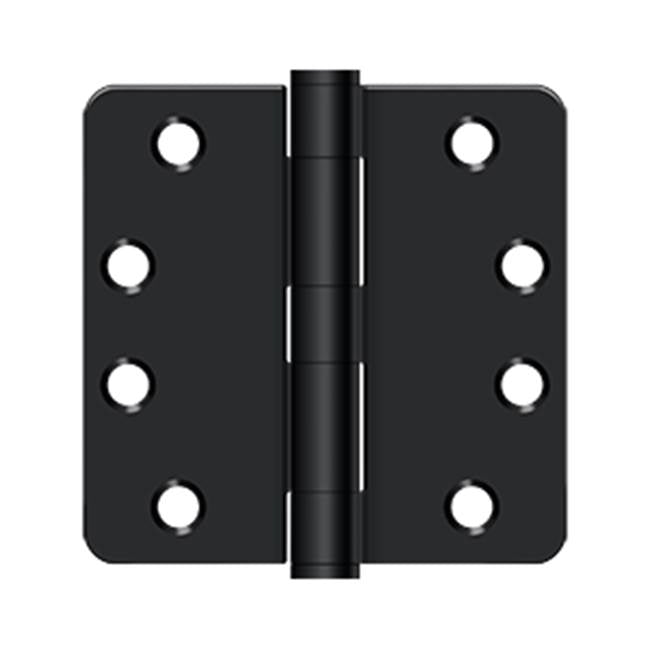 Deltana - 4'' x 4'' x 1/4'' Radius Hinge, HD - Paint Black