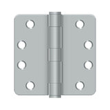 Deltana - 4'' x 4'' x 1/4'' Radius Hinge, HD - Brushed Chrome