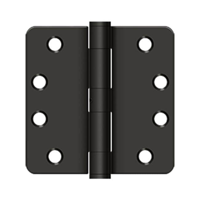 Deltana - 4'' x 4'' x 1/4'' Radius Hinge, HD - Oil-rubbed Bronze