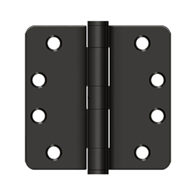 Deltana - 4'' x 4'' x 1/4'' Radius Hinge, HD - Oil-rubbed Bronze