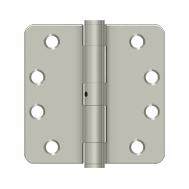 Deltana - 4'' x 4'' x 1/4'' Radius Hinge, HD - Brushed Nickel