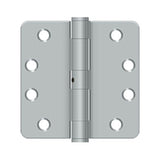 Deltana - 4'' x 4'' x 1/4'' Radius Hinge, HD - Brushed Chrome