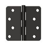 Deltana - 4'' x 4'' x 1/4'' Radius Hinge, Residential - Oil-rubbed Bronze