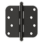 Deltana - 4'' x 4'' x 5/8'' Radius Hinge, w/ Ball Tips - Oil-rubbed Bronze