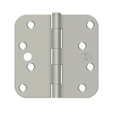 Deltana - 4''x 4''x 5/8'' Radius Hinge - Brushed Nickel