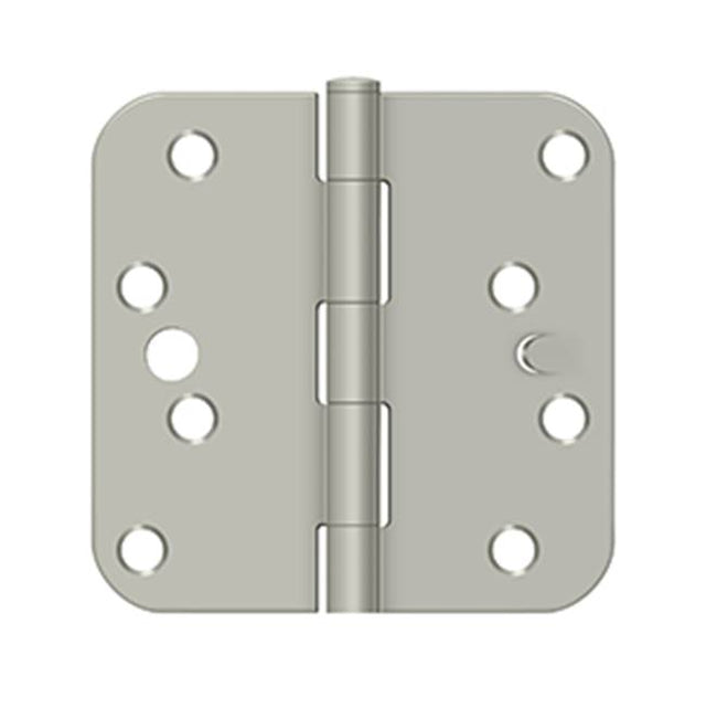 Deltana - 4''x 4''x 5/8'' Radius Hinge - Brushed Nickel