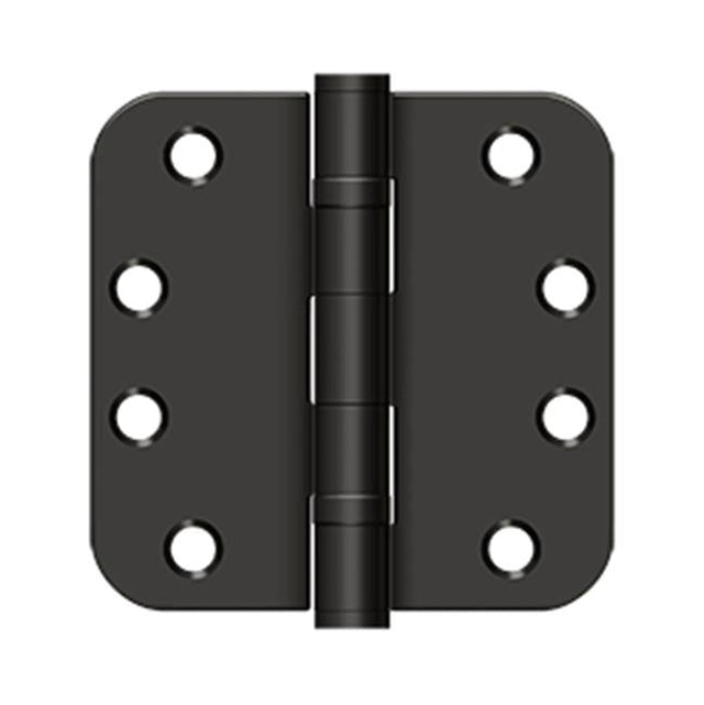 Deltana - 4''x 4''x 5/8'' Radius Hinge, HD, Ball Bearings - Oil-rubbed Bronze