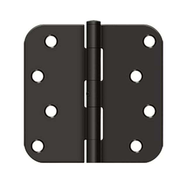 Deltana - 4''x 4''x 5/8'' Radius Hinge - Oil-rubbed Bronze