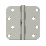 Deltana - 4''x 4''x 5/8'' Radius Hinge - Brushed Nickel