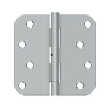 Deltana - 4''x 4''x 5/8'' Radius Hinge - Brushed Chrome
