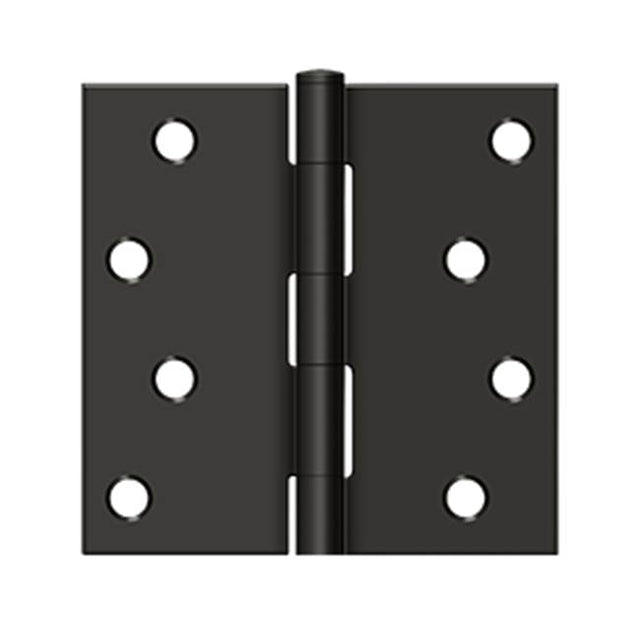 Deltana - 4'' x 4'' Square Hinge - Oil-rubbed Bronze