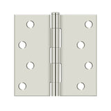 Deltana - 4'' x 4'' Square Hinge - Polished Nickel
