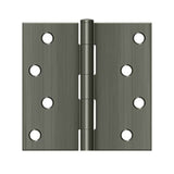 Deltana - 4'' x 4'' Square Hinge - Antique Nickel