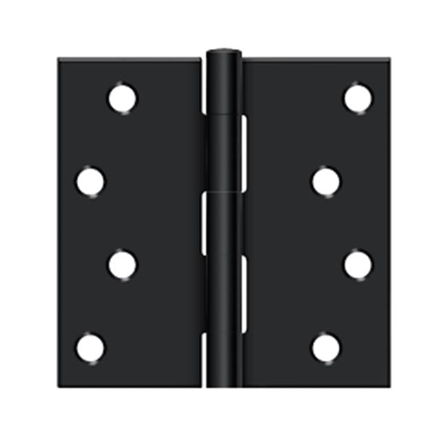 Deltana - 4'' x 4'' Square Hinge - Paint Black