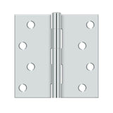 Deltana - 4'' x 4'' Square Hinge - Polished Chrome