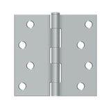 Deltana - 4'' x 4'' Square Hinge - Brushed Chrome