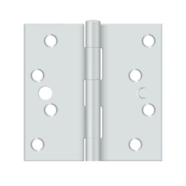 Deltana - 4'' x 4'' Square Hinge - Prime Coat White
