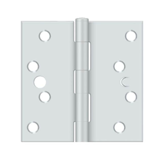 Deltana - 4'' x 4'' Square Hinge - Prime Coat White