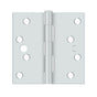 Deltana - 4'' x 4'' Square Hinge - Prime Coat White