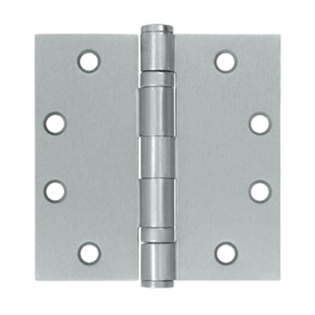 Deltana - 4-1/2'' x 4-1/2'' Square Hinge, HD, Ball Bearings - Brushed Chrome