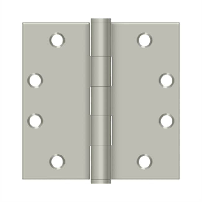 Deltana - 4-1/2'' x 4-1/2'' Square Hinges, HD - Brushed Nickel
