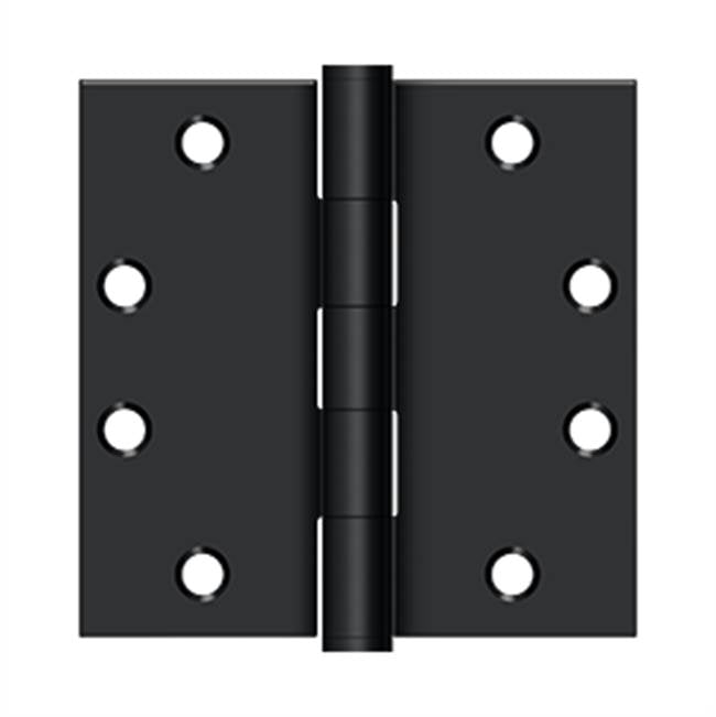 Deltana - 4-1/2'' x 4-1/2'' Square Hinges, HD - Paint Black