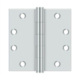 Deltana - 4-1/2'' x 4-1/2'' Square Hinges, HD - Polished Chrome