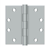 Deltana - 4-1/2'' x 4-1/2'' Square Hinges, HD - Brushed Chrome