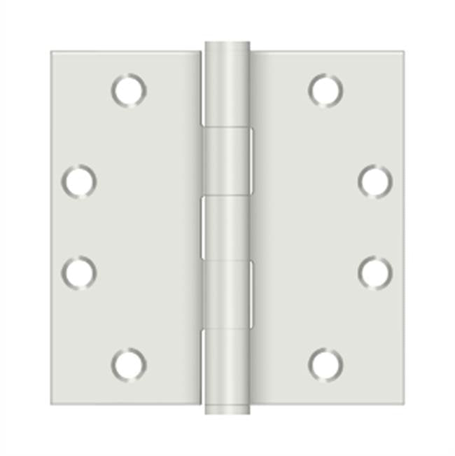 Deltana - 4-1/2'' x 4-1/2'' Square Hinges, HD - Prime Coat White