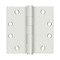 Deltana - 4-1/2'' x 4-1/2'' Square Hinges, HD - Prime Coat White