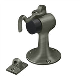Deltana - Floor Mount Bumper w/ Holder, Solid Brass - Antique Nickel