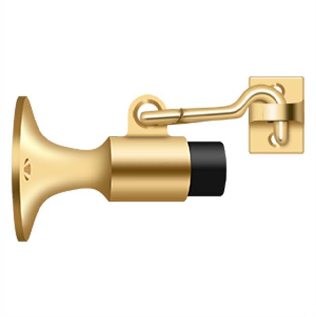 Deltana - Wall Mount Bumper w/ Holder - PVD Polished Brass