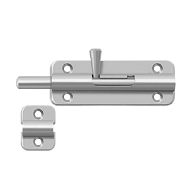 Deltana - Spring Bolt 3-1/2'' - Brushed Stainless