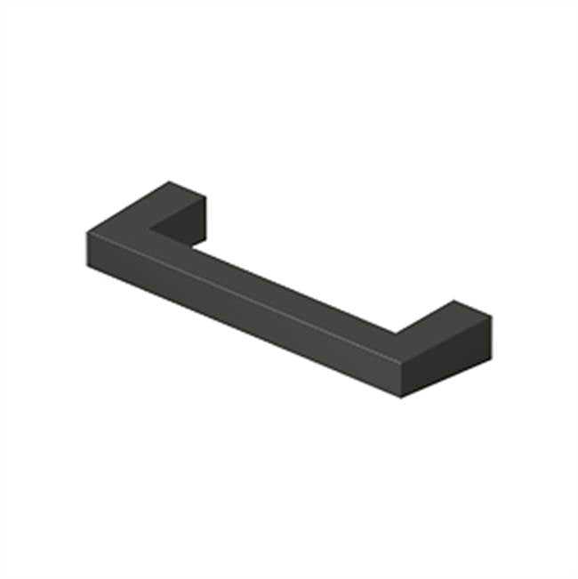 Deltana - Modern Square Bar Pull, 3-1/2'', HD, Solid Brass - Oil-rubbed Bronze