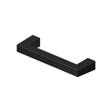 Deltana - Modern Square Bar Pull, 3-1/2'', HD, Solid Brass - Paint Black