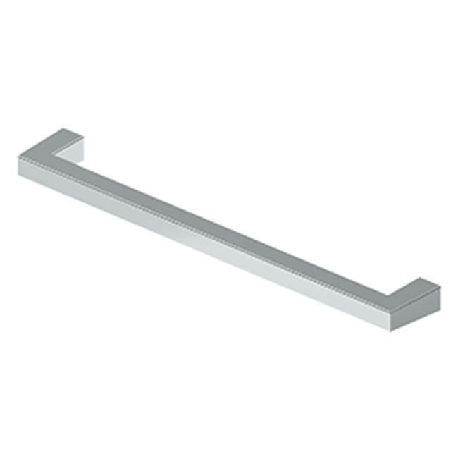 Deltana - Modern Square Bar Pull, 8'', HD, Solid Brass - Polished Chrome