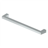 Deltana - Modern Square Bar Pull, 8'', HD, Solid Brass - Polished Chrome