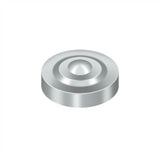 Deltana - Screw Cover, Round, Dimple, 1'' Diam - Polished Chrome