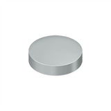 Deltana - Screw Cover, Round, Flat, 1'' Diam - Brushed Chrome