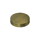 Deltana - Screw Cover, Round, Flat, 1'' Diam - Antique Brass