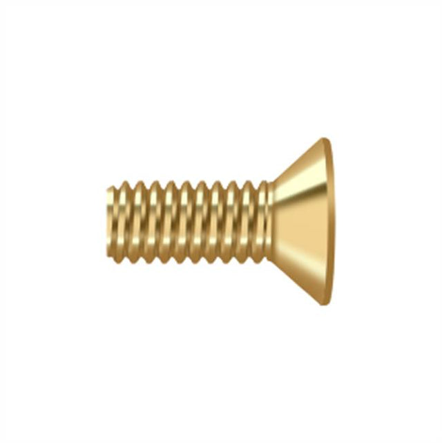 Deltana - Machine Screw, SB, No.10 x 1/2'' - PVD Polished Brass