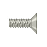 Deltana - Machine Screw, Steel, No.9 x 1/2'' - Brushed Nickel